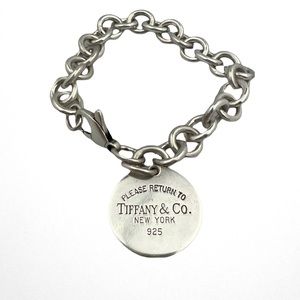 Rare Vintage Tiffany & Co. Return to Tiffany Round Tag Bracelet.